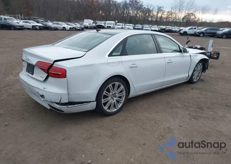 2015 Audi A8 L 3.0T z USA, uszkodzony, nr VIN WAU3GAFD0FN037440